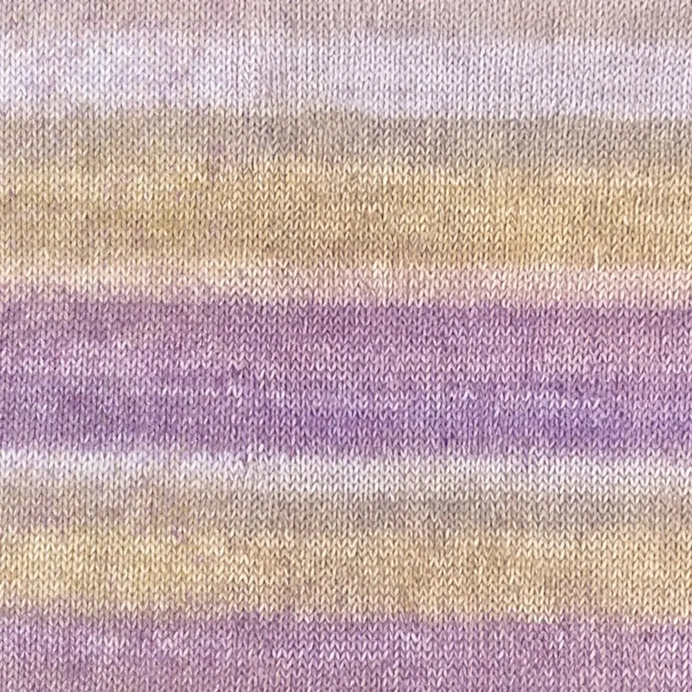 #Farbe_Lana Grossa Gomitolo Mambo | 2034 Lila/Graubeige/Rohweiß/Taupe/Vanille/Sandbeige