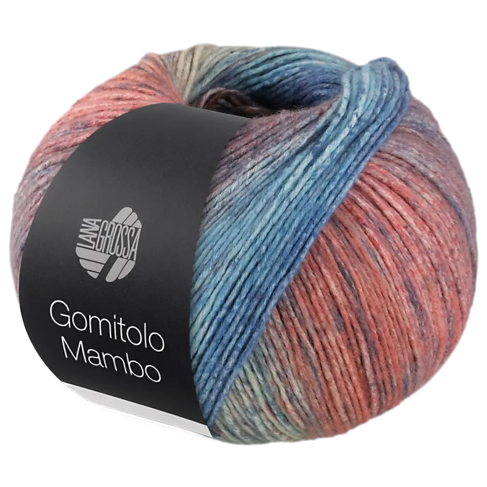#Farbe_Lana Grossa Gomitolo Mambo | 2035 Pflaume/Erdbeer/Hellbeige/Jeans-/Hellblau/Beere/Hellgrau