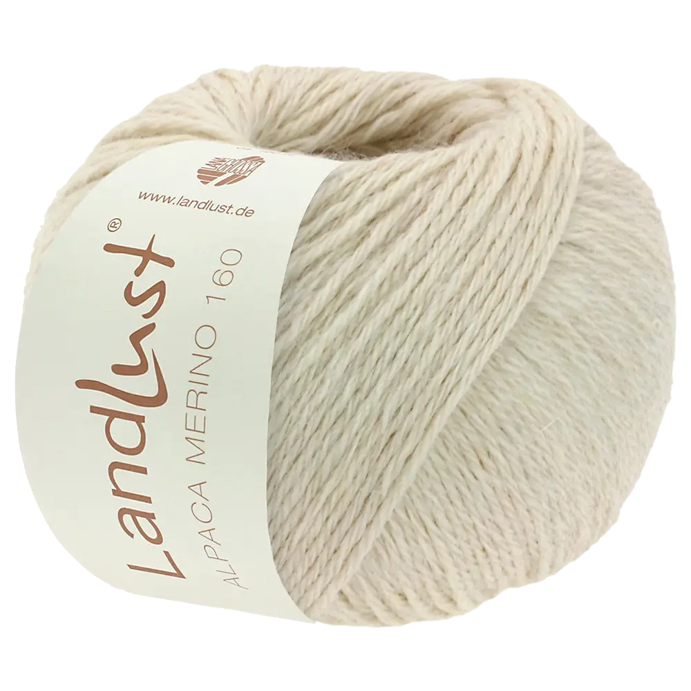 #Farbe_Lana Grossa Landlust Alpaka Merino 160 | 402 Hellbeige