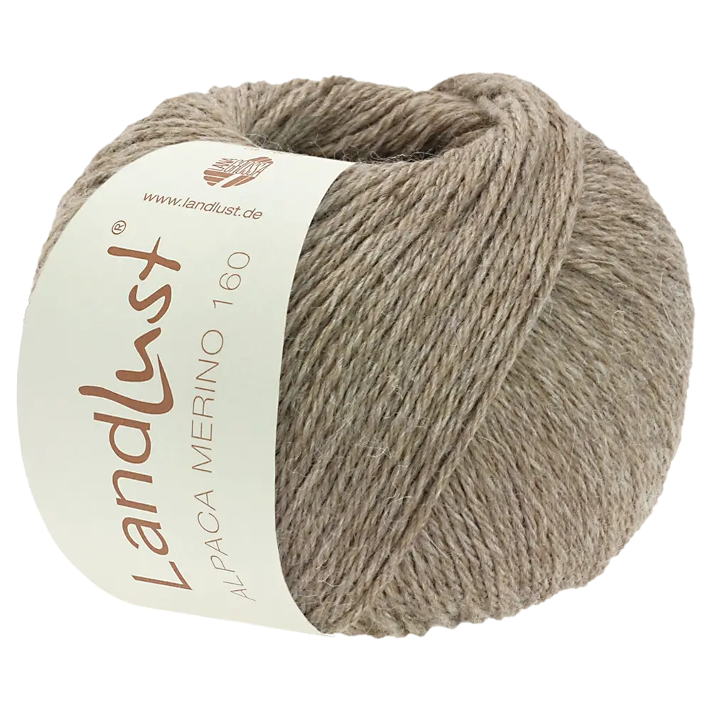 #Farbe_Lana Grossa Landlust Alpaka Merino 160 | 404 Taupe