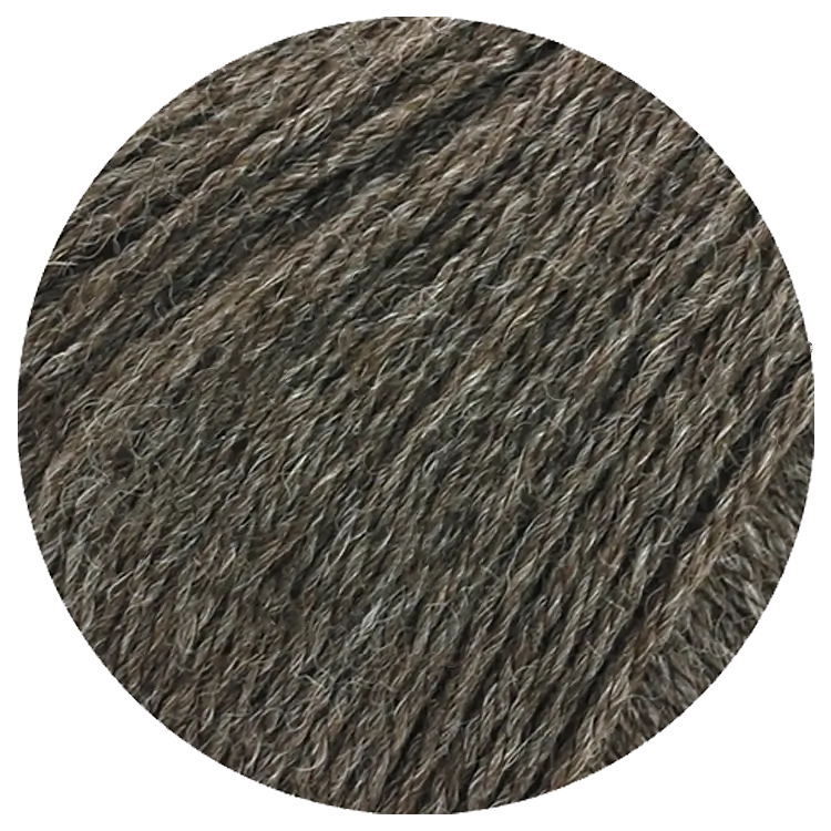 #Farbe_Lana Grossa Landlust Alpaka Merino 160 | 405 Graubraun