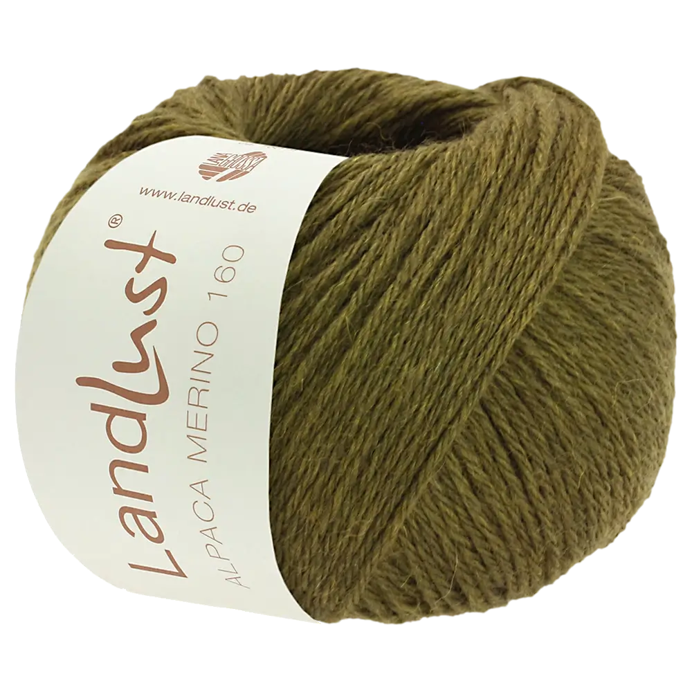 #Farbe_Lana Grossa Landlust Alpaka Merino 160 | 406 Oliv