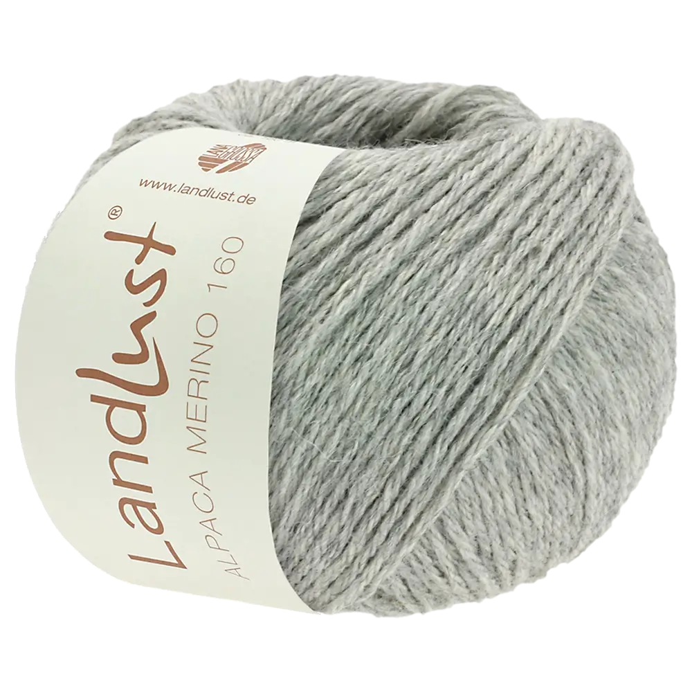 #Farbe_Lana Grossa Landlust Alpaka Merino 160 | 407 Hellgrau