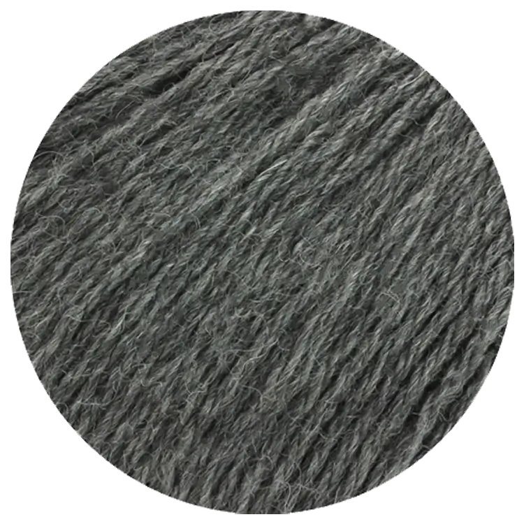 #Farbe_Lana Grossa Landlust Alpaka Merino 160 | 408 Dunkelgrau