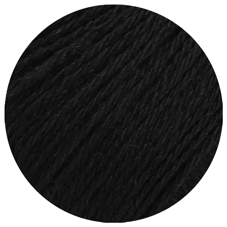 #Farbe_Lana Grossa Landlust Alpaka Merino 160 | 410 Schwarz