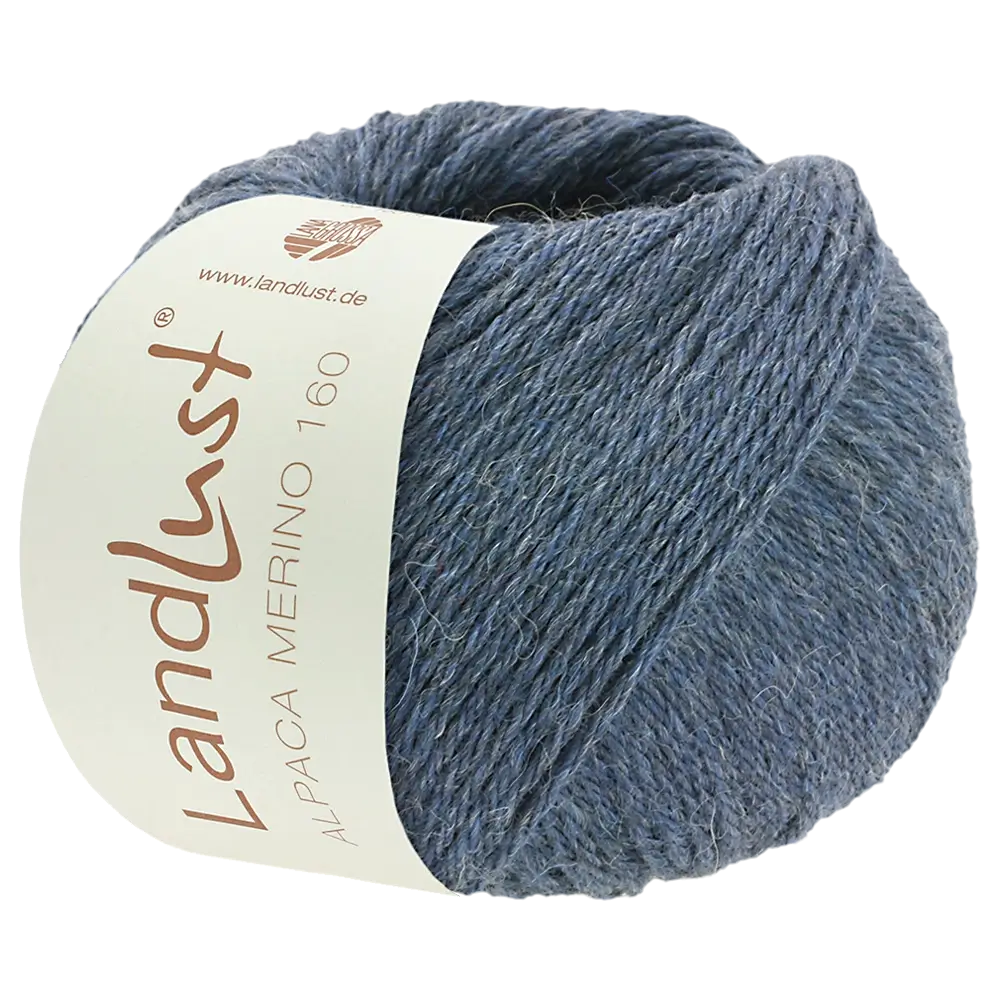 #Farbe_Lana Grossa Landlust Alpaka Merino 160 | 411 Graublau
