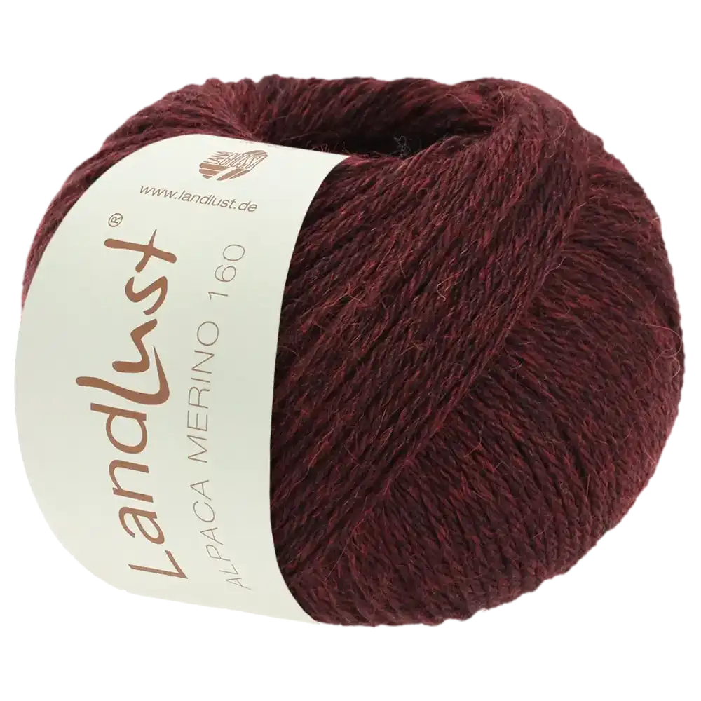 #Farbe_Lana Grossa Landlust Alpaka Merino 160 | 415 Burgund