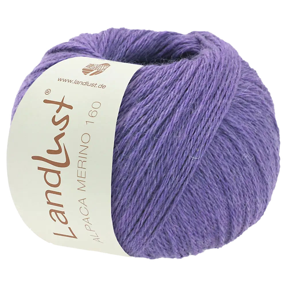 #Farbe_Lana Grossa Landlust Alpaka Merino 160 | 416 Violett