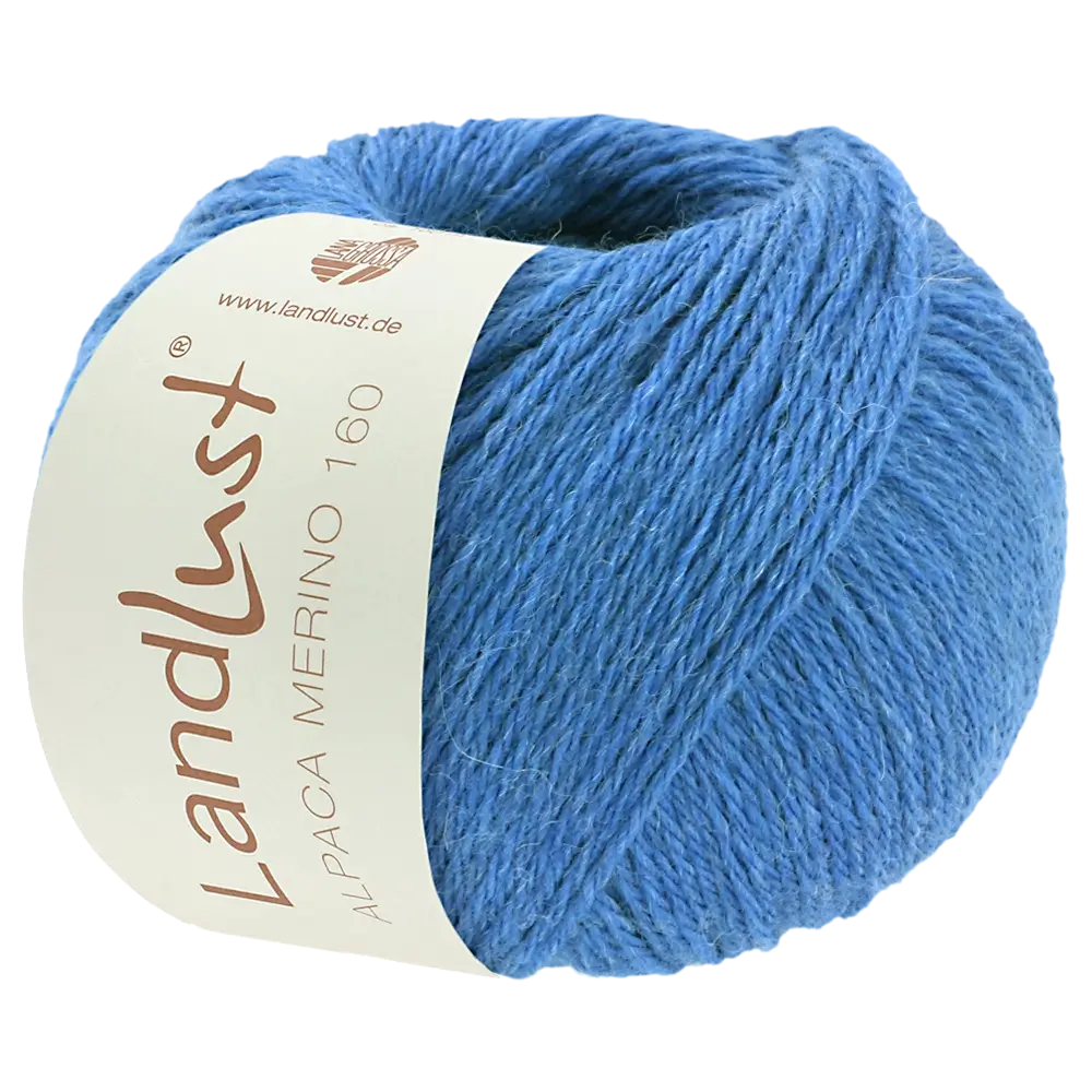 #Farbe_Lana Grossa Landlust Alpaka Merino 160 | 417 Blau