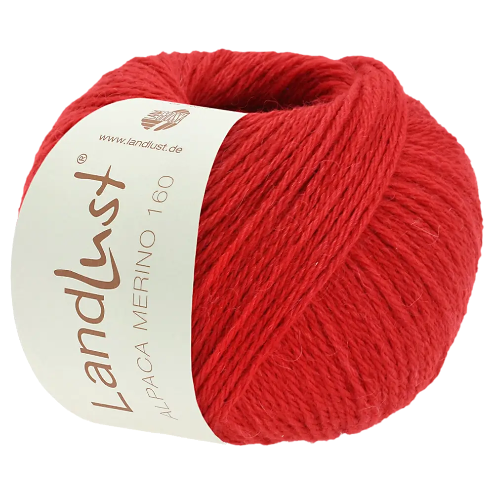 #Farbe_Lana Grossa Landlust Alpaka Merino 160 | 419 Rot