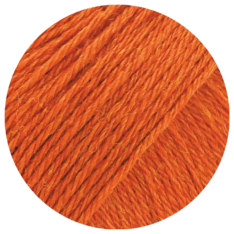 #Farbe_Lana Grossa Landlust Alpaka Merino 160 | 421 Dunkelorange