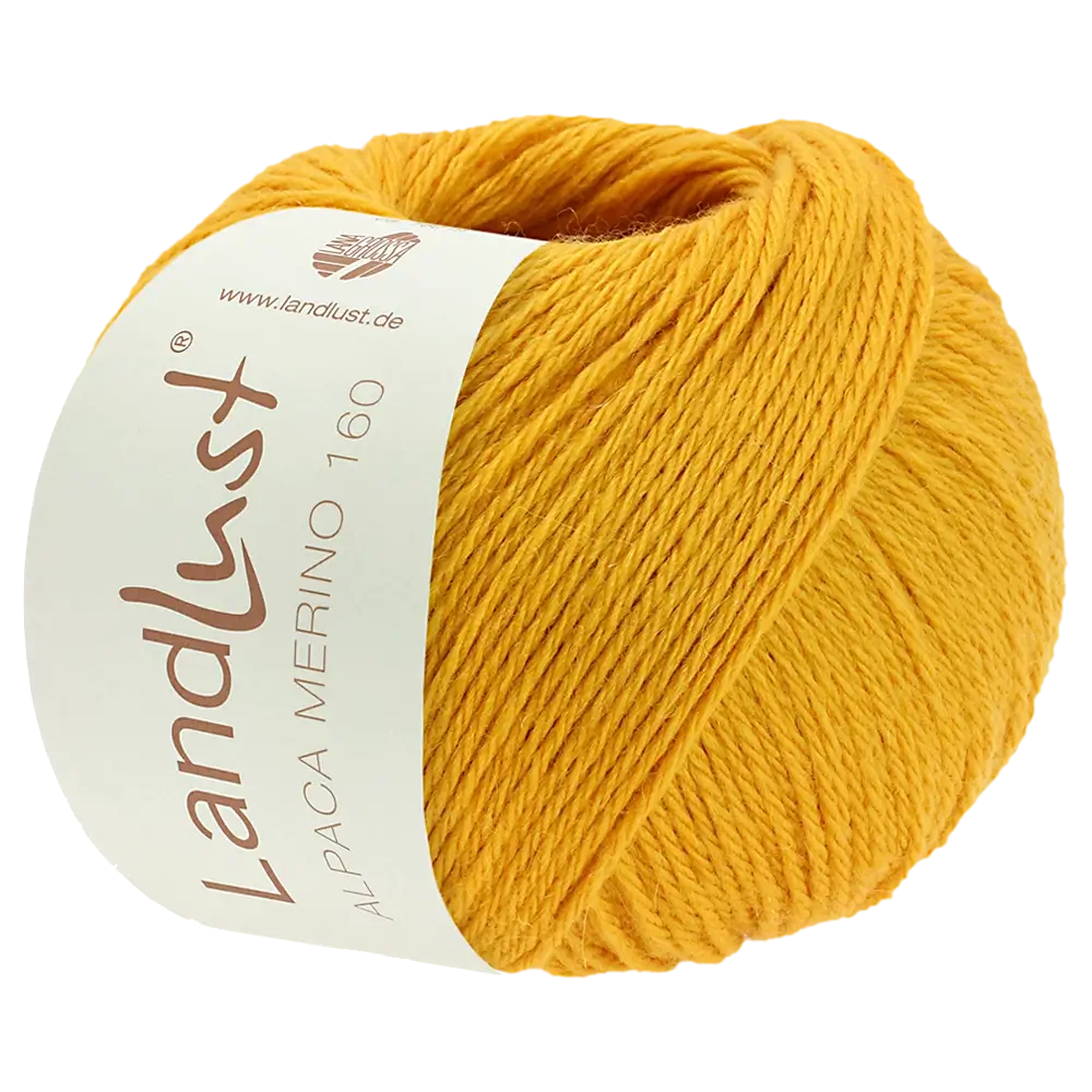 #Farbe_Lana Grossa Landlust Alpaka Merino 160 | 422 Gelb