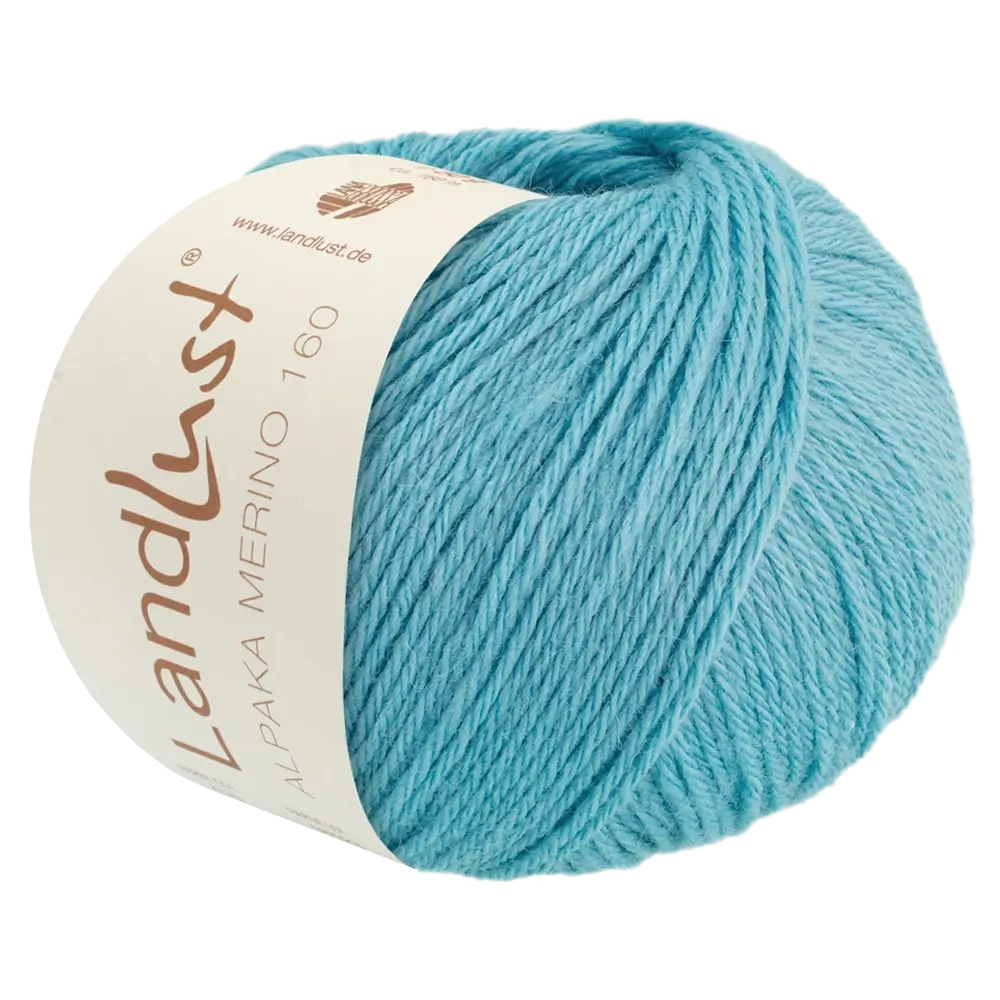#Farbe_Lana Grossa Landlust Alpaka Merino 160 | 434 Azurblau