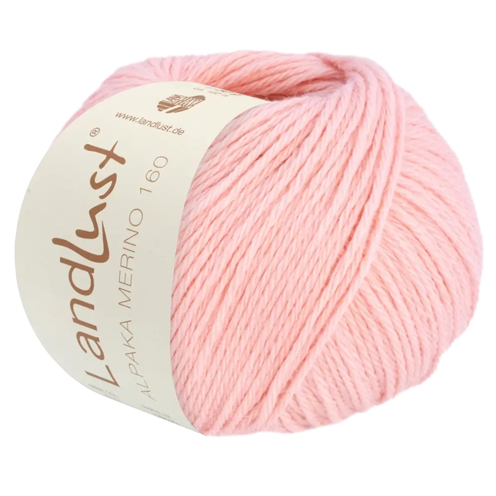 #Farbe_Lana Grossa Landlust Alpaka Merino 160 | 436 Pastellrosa