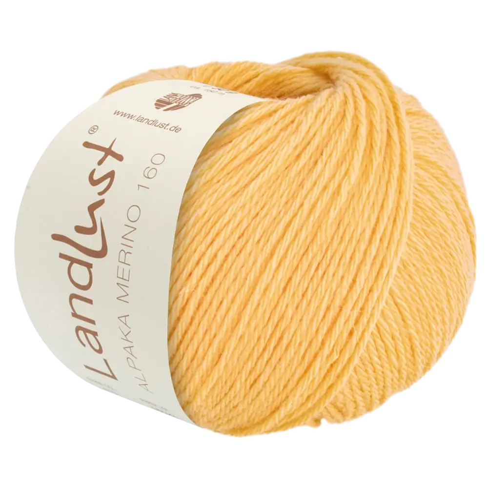 #Farbe_Lana Grossa Landlust Alpaka Merino 160 | 437 Gelb
