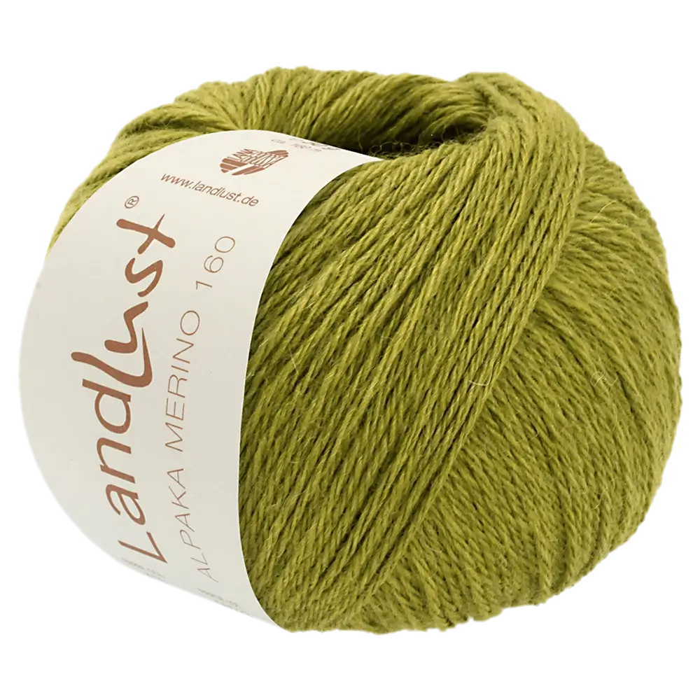 #Farbe_Lana Grossa Landlust Alpaka Merino 160 | 443 Kiwigrün