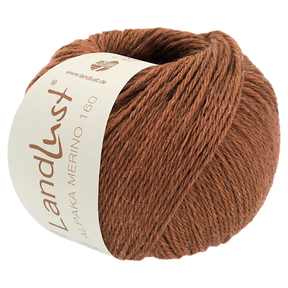 #Farbe_Lana Grossa Landlust Alpaka Merino 160 | 444 Nougat