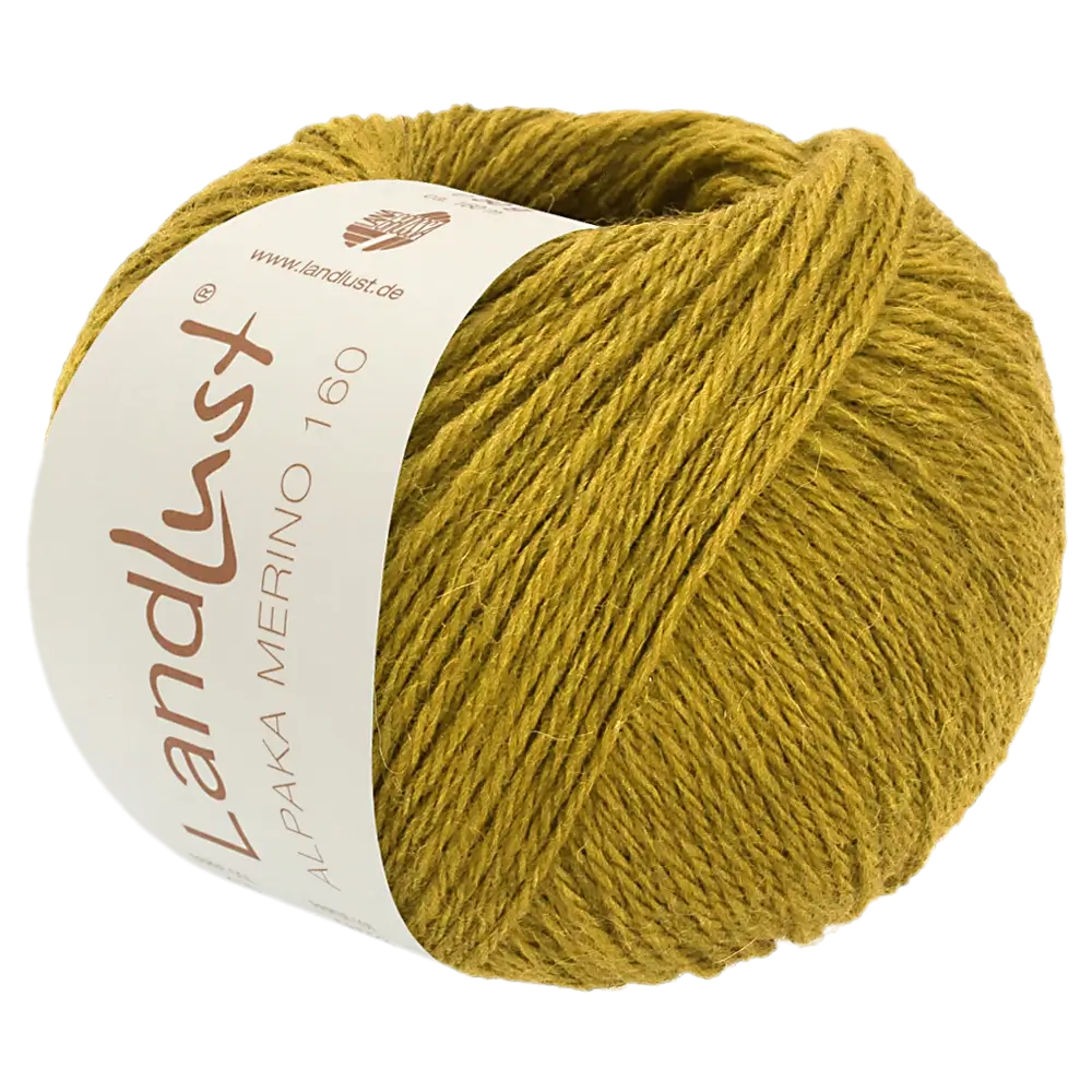 #Farbe_Lana Grossa Landlust Alpaka Merino 160 | 445 Senf