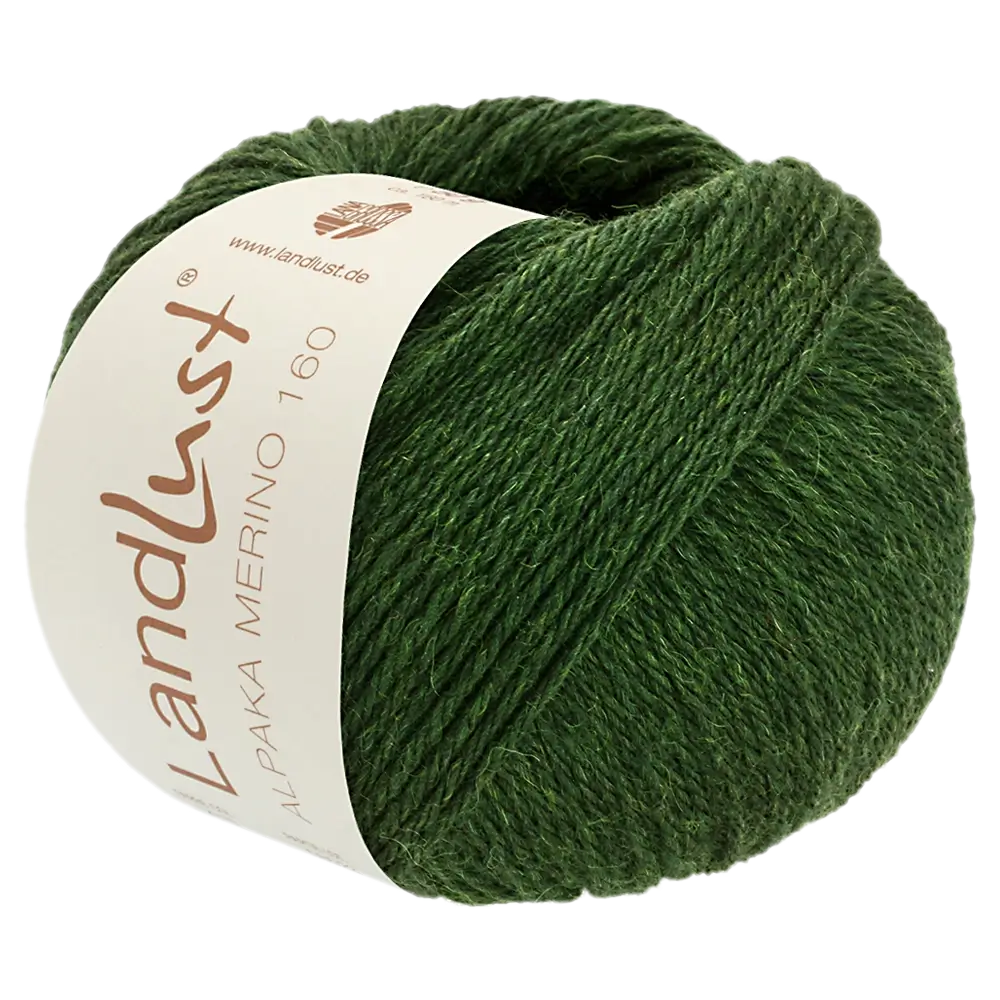 #Farbe_Lana Grossa Landlust Alpaka Merino 160 | 446 Grün