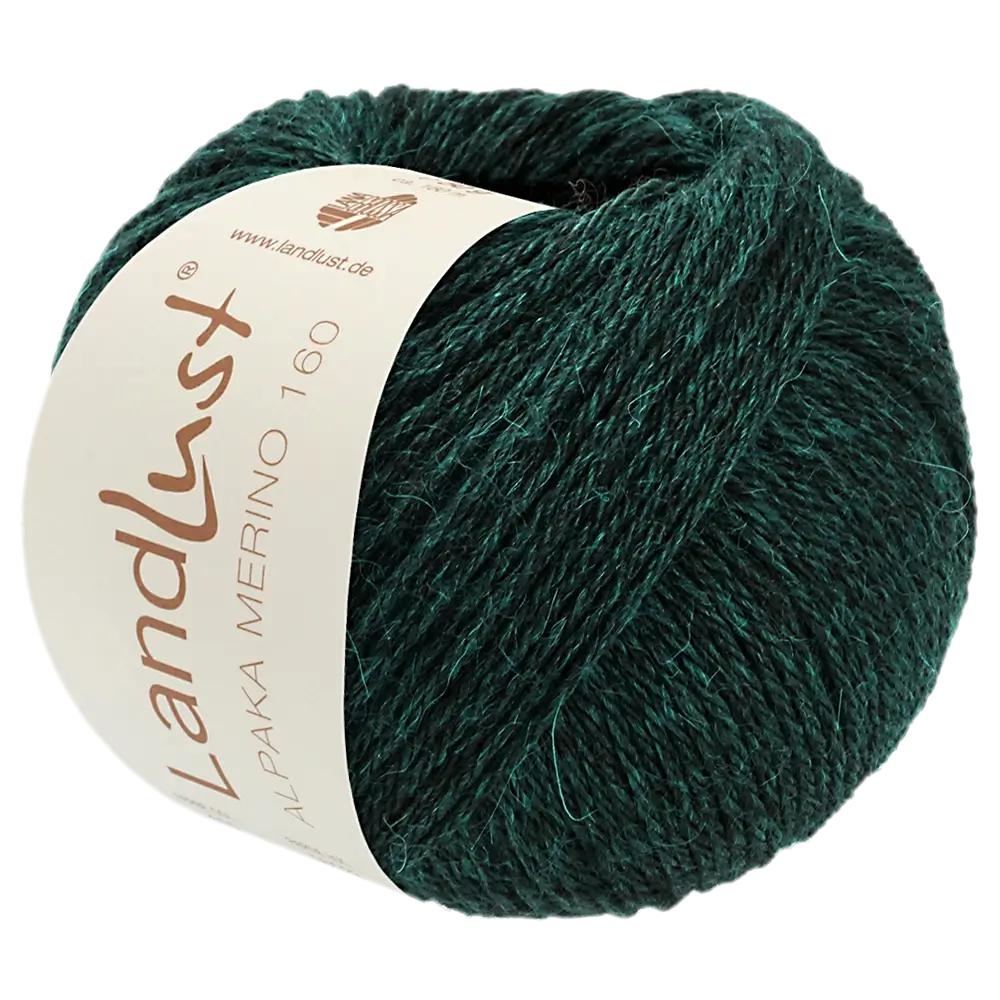 #Farbe_Lana Grossa Landlust Alpaka Merino 160 | 447 Tiefseegrün