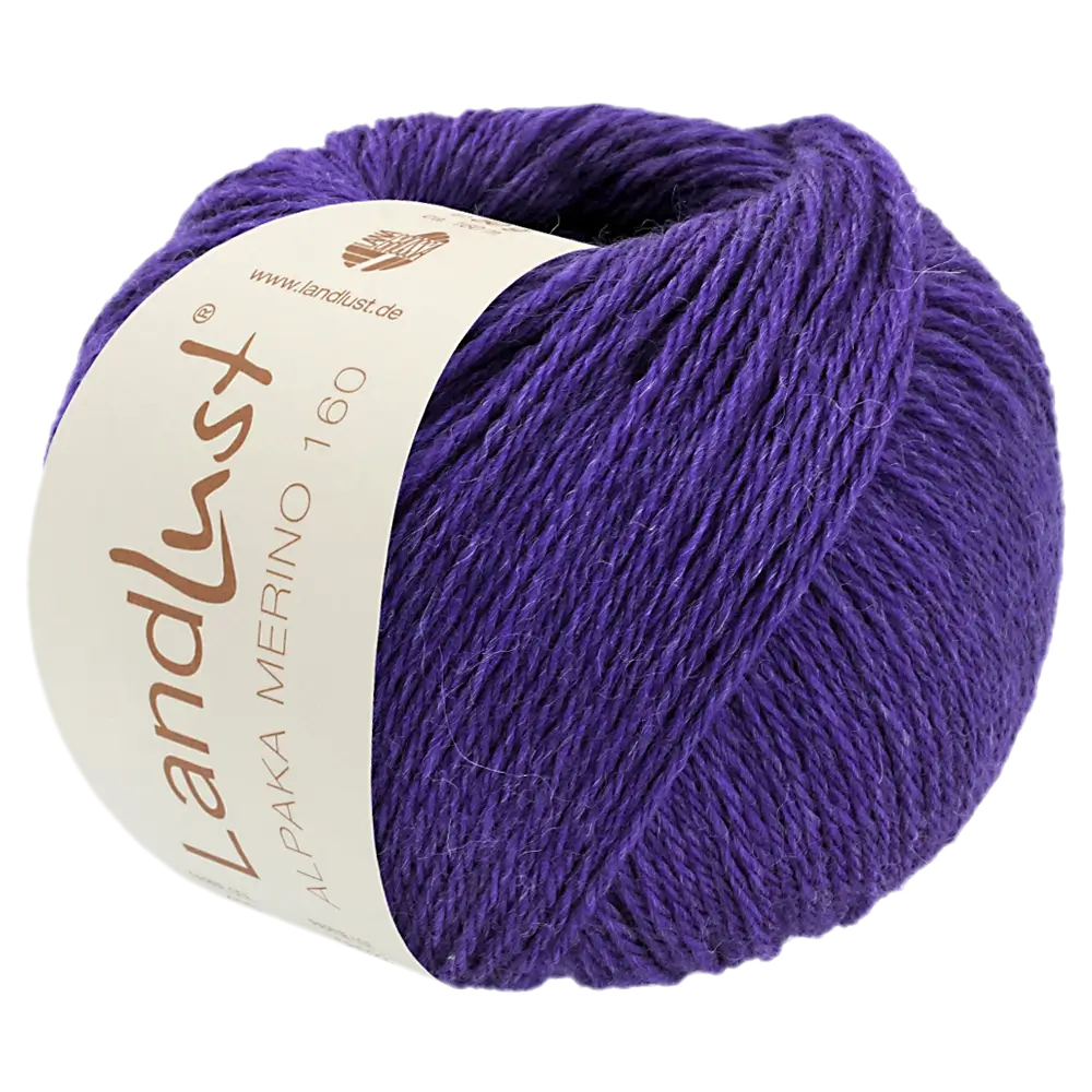 #Farbe_Lana Grossa Landlust Alpaka Merino 160 | 449 Blaulila