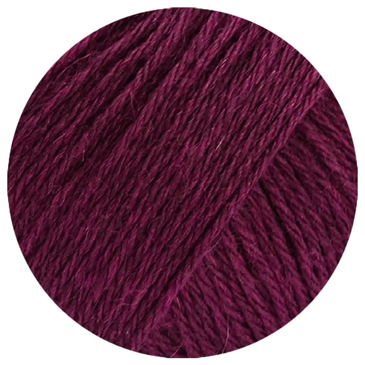 #Farbe_Lana Grossa Landlust Alpaka Merino 160 | 450 Brombeerrot
