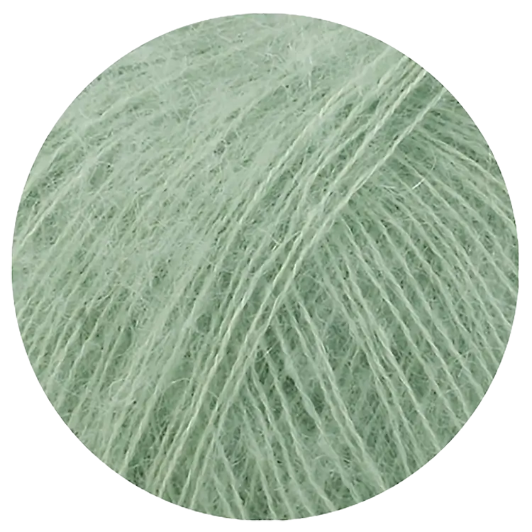 #Farbe_Lana Grossa Landlust Kidmohair | 06 Mintgrün
