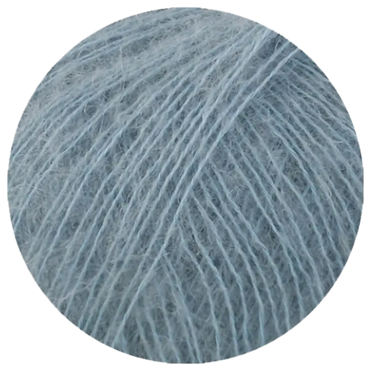 #Farbe_Lana Grossa Landlust Kidmohair | 07 Hellblau