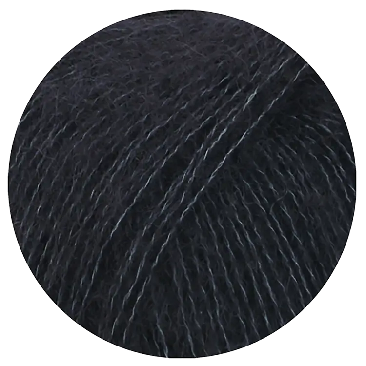 #Farbe_Lana Grossa Landlust Kidmohair | 10 Anthrazit