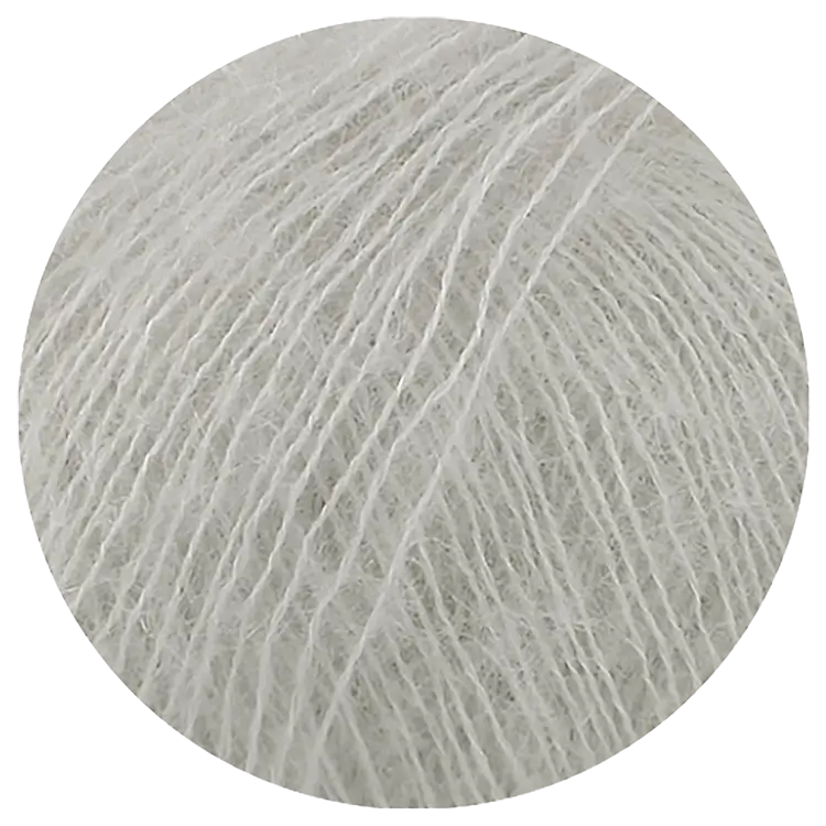 #Farbe_Lana Grossa Landlust Kidmohair | 17 Hellgrau