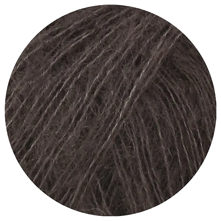 #Farbe_Lana Grossa Landlust Kidmohair | 19 Graubraun