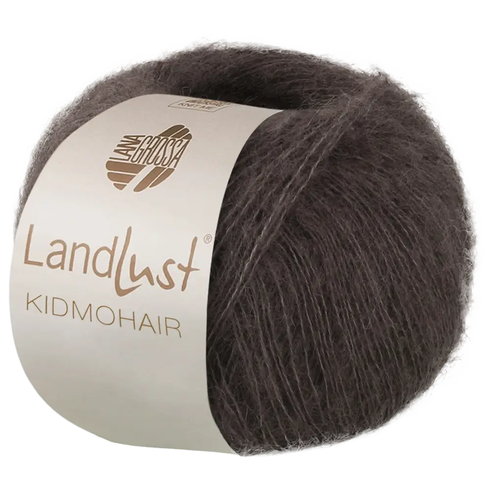 #Farbe_Lana Grossa Landlust Kidmohair | 19 Graubraun