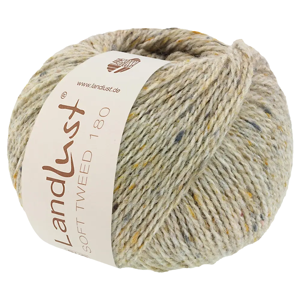 #Farbe_Lana Grossa Landlust Soft Tweed 180 | 102 Beige meliert