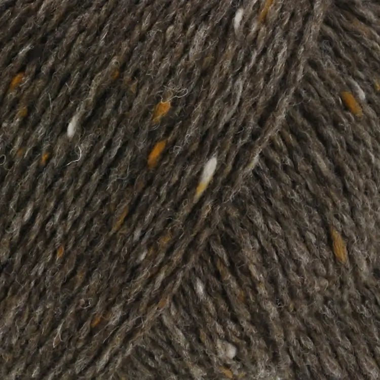 #Farbe_Lana Grossa Landlust Soft Tweed 180 | 103 Graubraun meliert