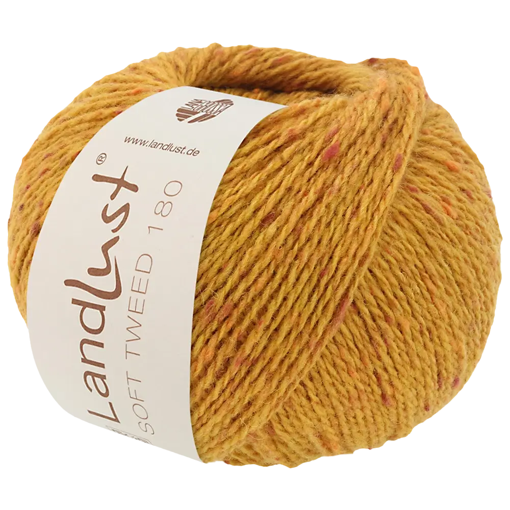 #Farbe_Lana Grossa Landlust Soft Tweed 180 | 108 Goldbraun meliert