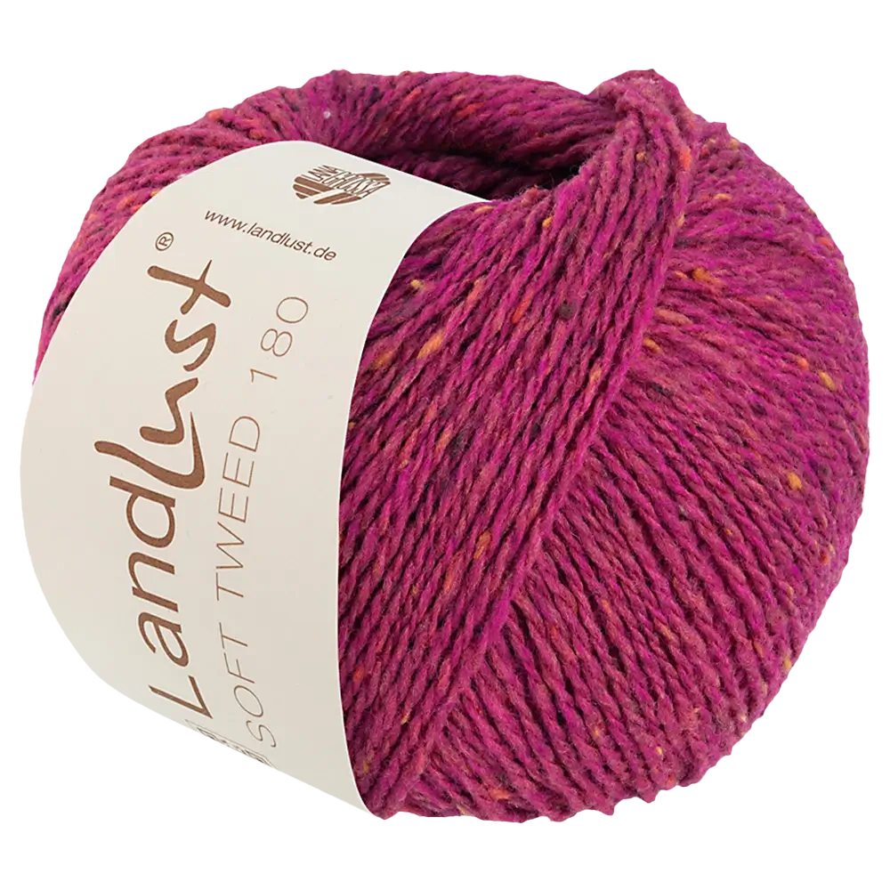 #Farbe_Lana Grossa Landlust Soft Tweed 180 | 119 Pink meliert