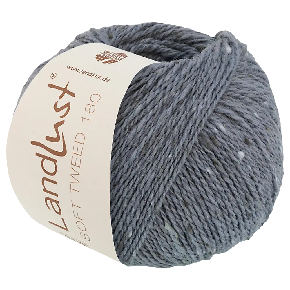 #Farbe_Lana Grossa Landlust Soft Tweed 180 | 121 Jeans meliert