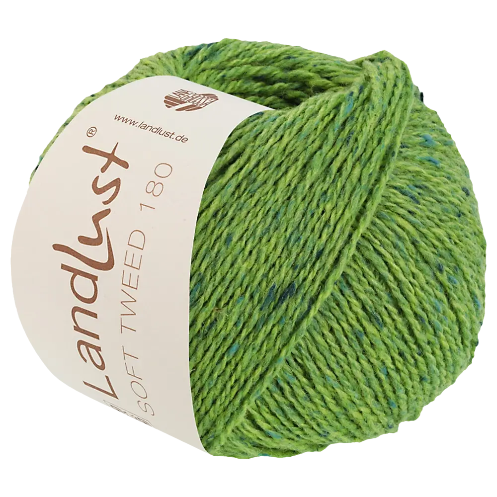 #Farbe_Lana Grossa Landlust Soft Tweed 180 | 122 Pistazie meliert