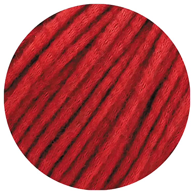 #Farbe_Lana Grossa Landlust Winterwolle | 04 Karminrot meliert
