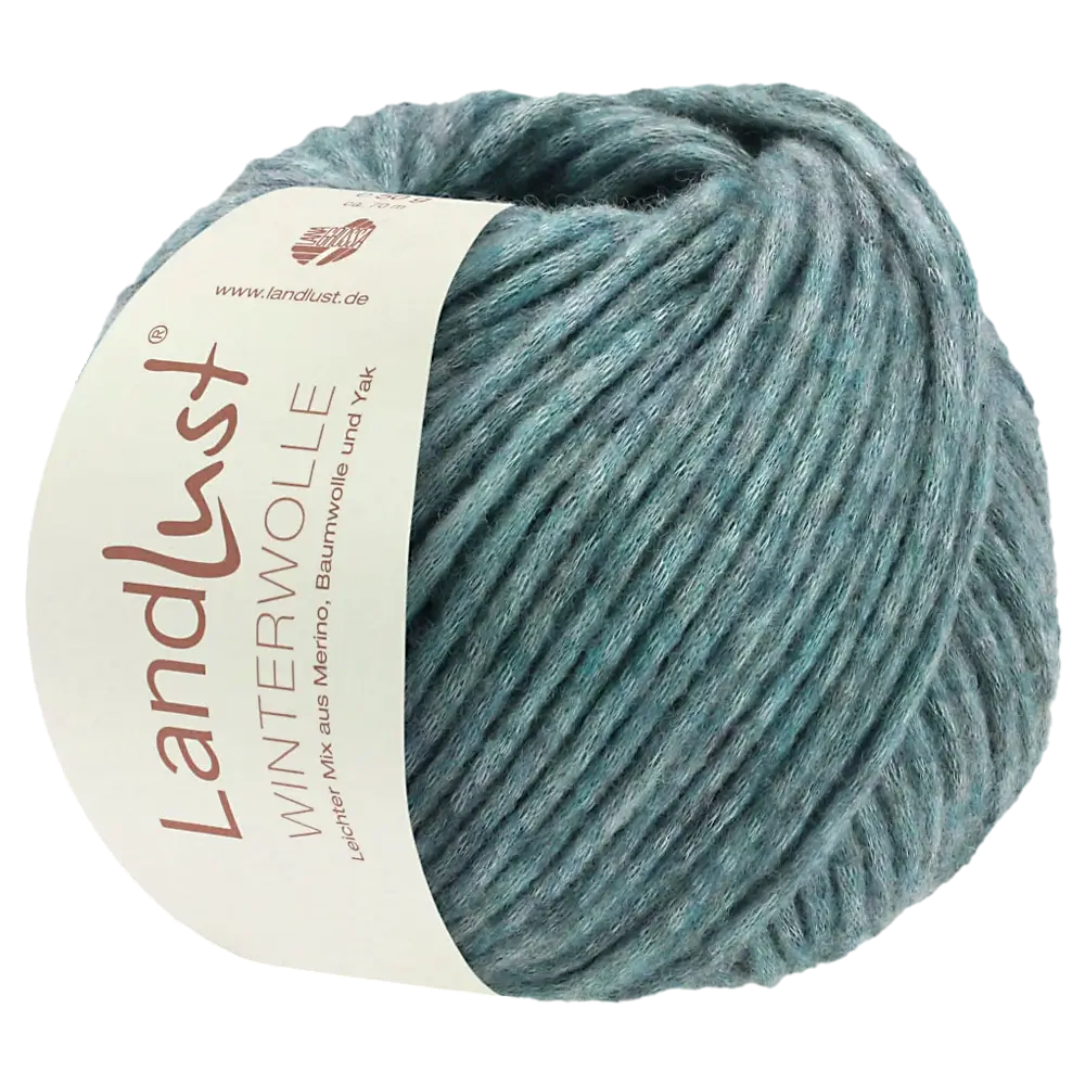 #Farbe_Lana Grossa Landlust Winterwolle | 13 Petrol meliert