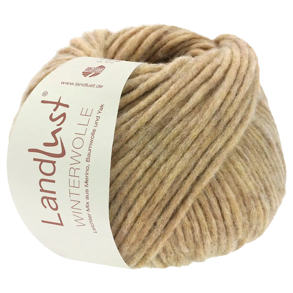 #Farbe_Lana Grossa Landlust Winterwolle | 19 Camel meliert