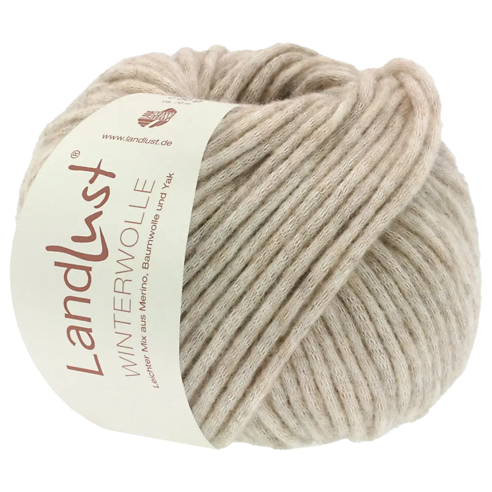 #Farbe_Lana Grossa Landlust Winterwolle | 24 Taupe meliert