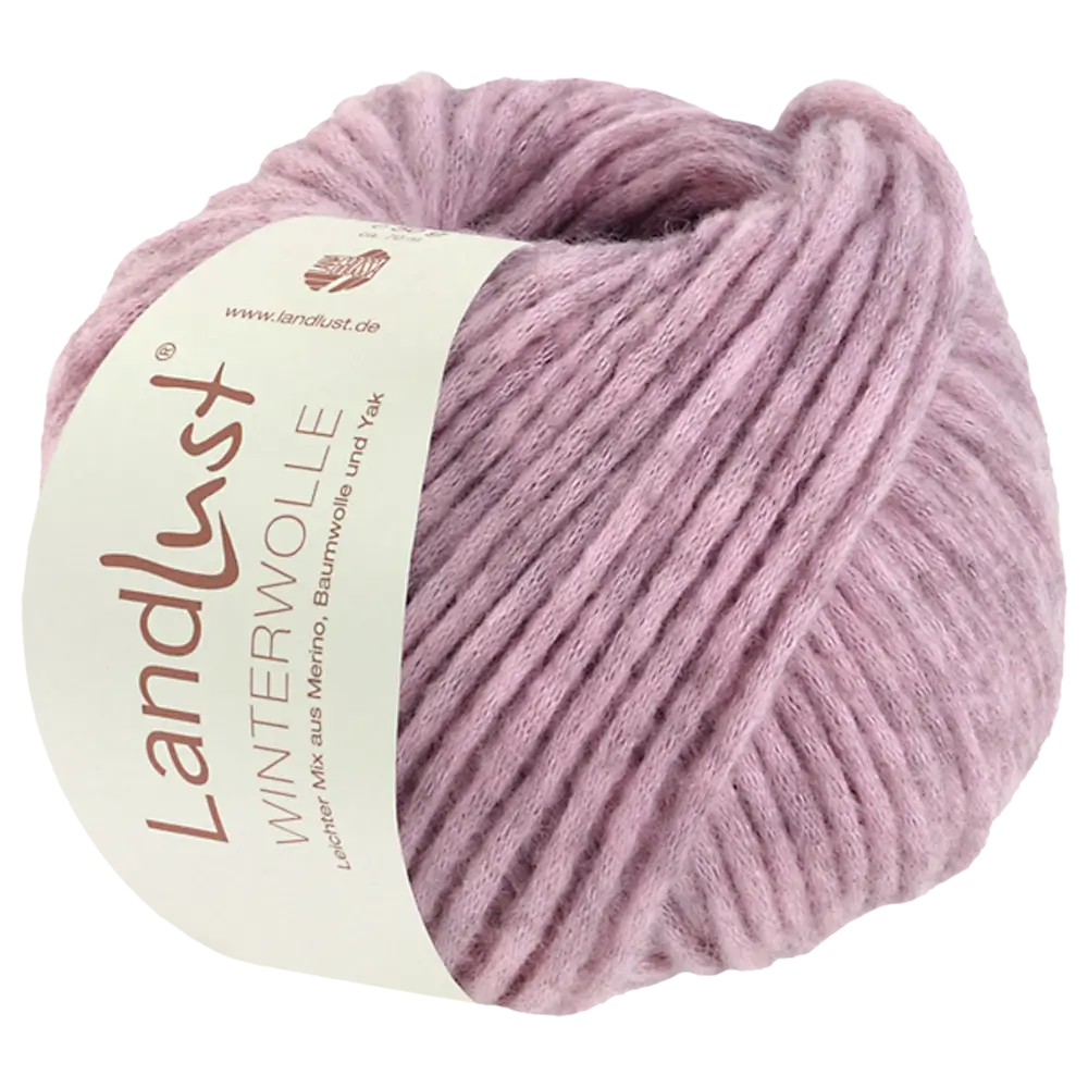 #Farbe_Lana Grossa Landlust Winterwolle | 28 Rosa meliert
