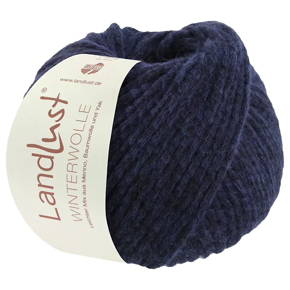 #Farbe_Lana Grossa Landlust Winterwolle | 31 Nachtblau meliert