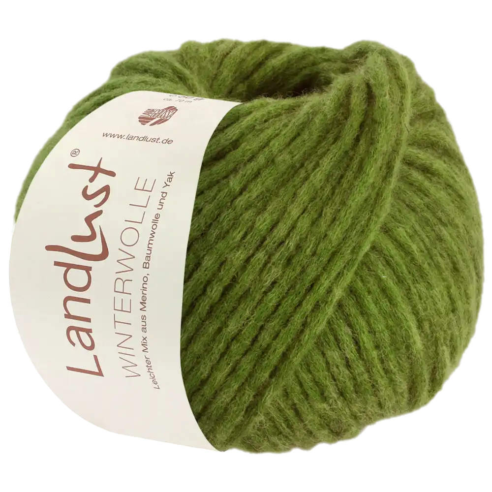 #Farbe_Lana Grossa Landlust Winterwolle | 36 Apfelgrün meliert