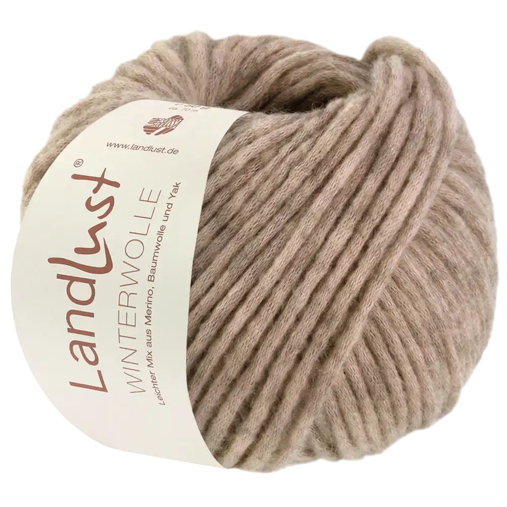 #Farbe_Lana Grossa Landlust Winterwolle | 37 Beige meliert