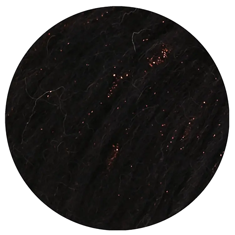 #Farbe_Lana Grossa Lucciola | 12 Schwarzbraun