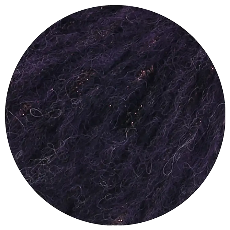 #Farbe_Lana Grossa Lucciola | 13 Aubergine