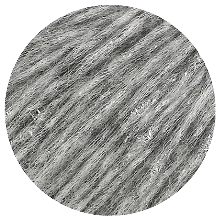 #Farbe_Lana Grossa Lucciola | 02 Grau