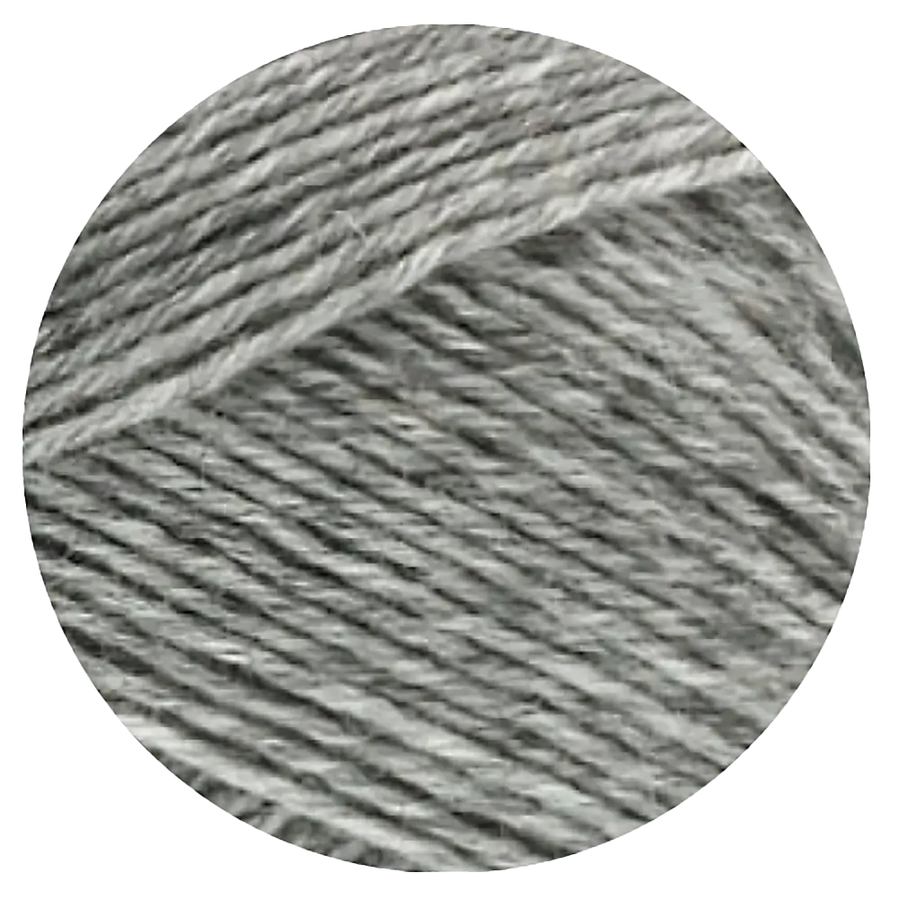 #Farbe_Lana Grossa Meilenweit 100 | 1103 Grau meliert